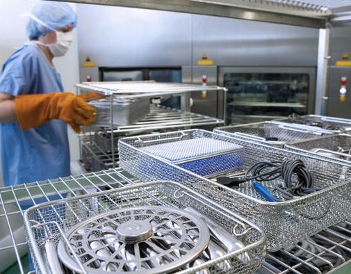 DI water resistivity measurement equipment in a laboratory setting